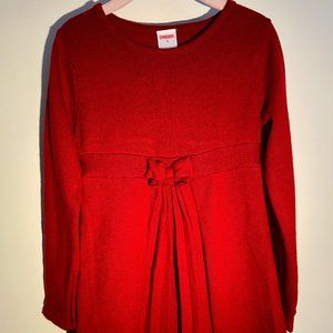 Gymboree Deep Red Sweater Dress - Size 6